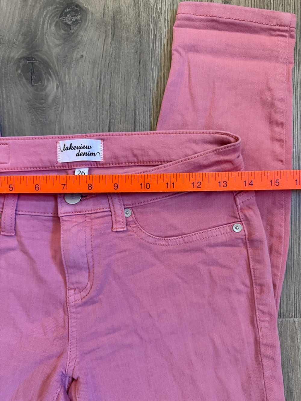 Soft Pink Skinny Jeans by - Picture 3 of 8